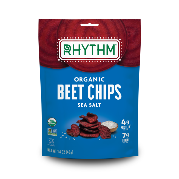 Rhythm Superfoods 1.4 oz. Organic Sea Salt Beet Chips, PK12 115